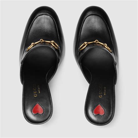 black gucci inspired mules